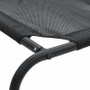 Elevated Dog Bed Black XL Textilene