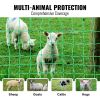 VEVOR Electric Fence Netting, 35" H x 164' L, PE Net Fencing with Posts & Double-Spiked Stakes, Utility Portable Mesh for Goats, Sheep, Lambs, Deer